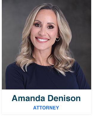 Headshot of Amanda Denison, Attorney at Law, specializing in Maryland family law.